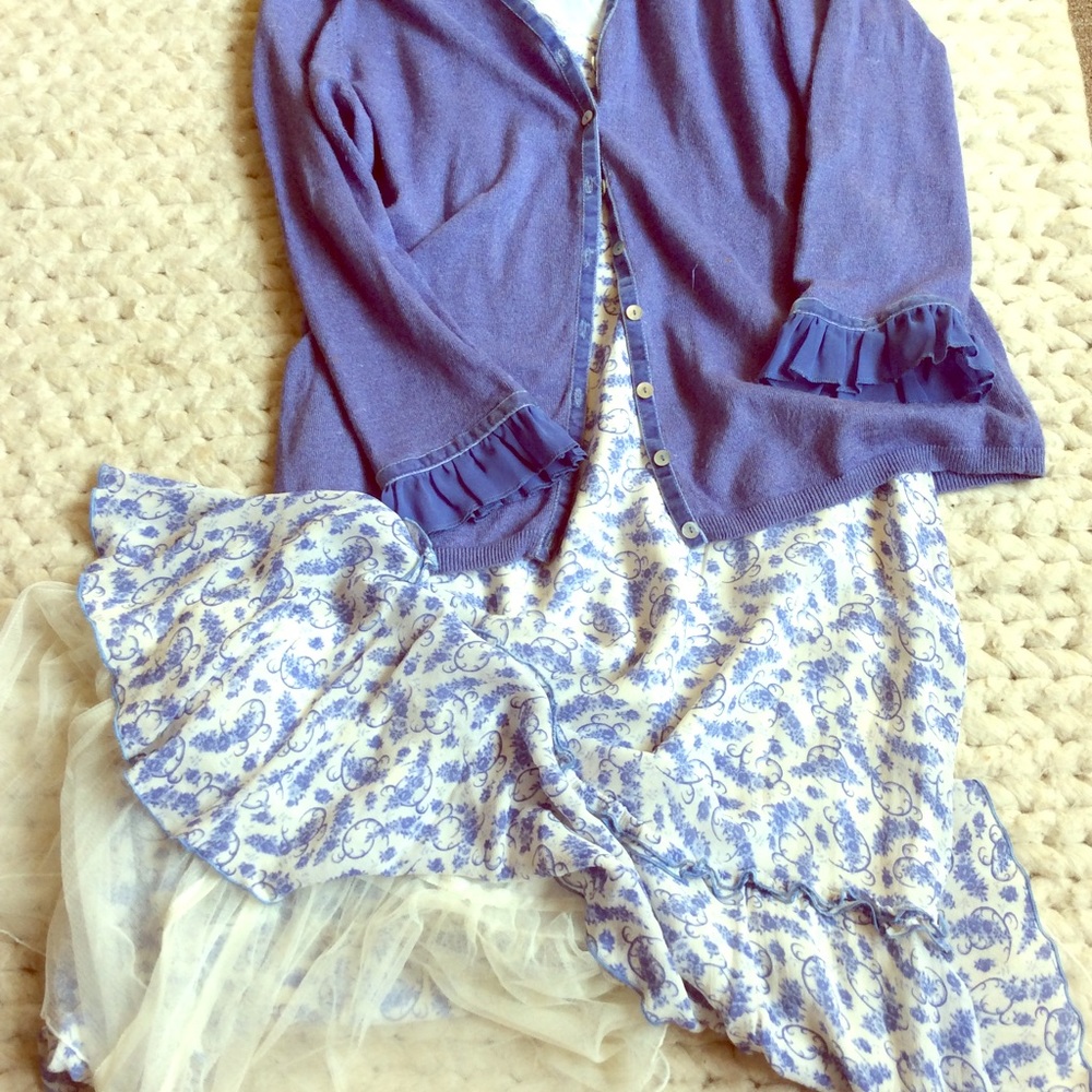 April Cornell dress and sweater(2)